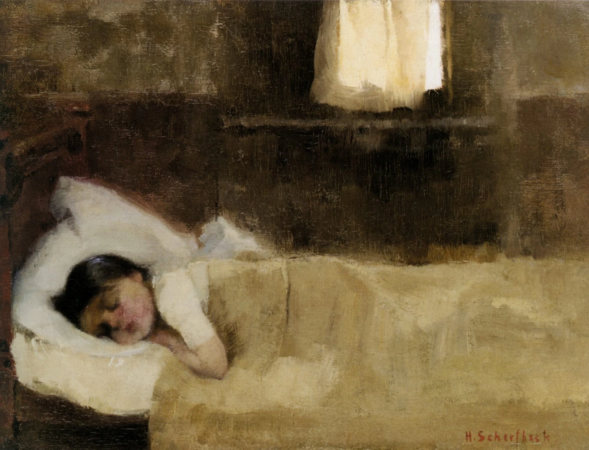 Ragazza addormentata